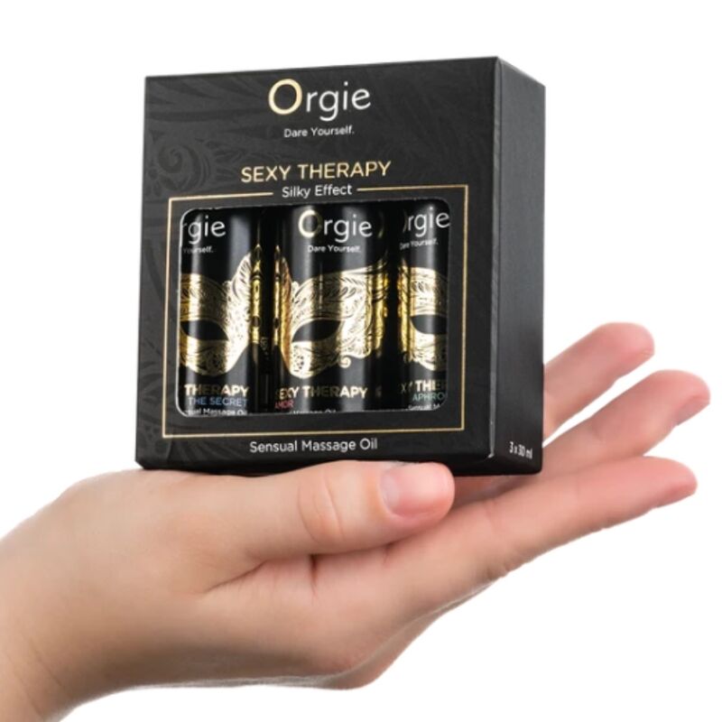 ORGIE - COLLECTION MINI THÉRAPIE SEXY HUILES DE MASSAGE SENSUELLES 3 X 30 ML