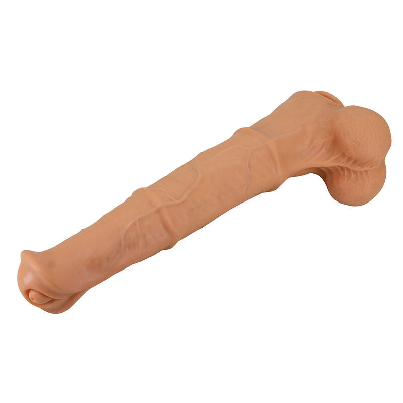 PRETTY LOVE - BENOIT GODEMICHET RÉALISTE TOUCHER DOUX AVEC PEAU GLISSANTE  38,5 CM NATUREL