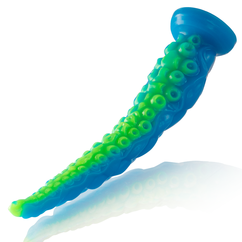 EPIC - SCYLLA GODEMICHET À TENTACULES FINES FLUORESCENTES GRANDE TAILLE