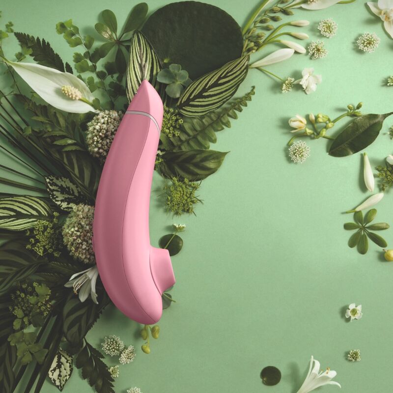 WOMANIZER - STIMULATEUR CLITORIAL À SUCCION ÉCOLOGIQUE PREMIUM - 12 NIVEAUX D'INTENSITÉ ROSE