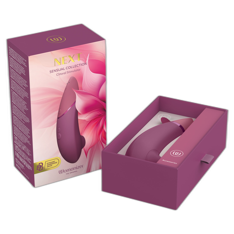 WOMANIZER - STIMULATEUR CLITORIAL À SUCCION NEXT 14 NIVEAUX D'INTENSITÉ ROSE FONDU