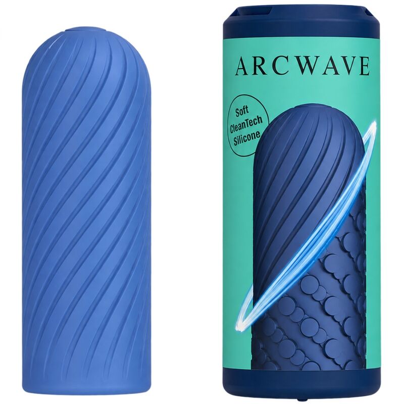 ARCWAVE - GHOST STROKER RÉVERSIBLE EN SILICONE BLEU
