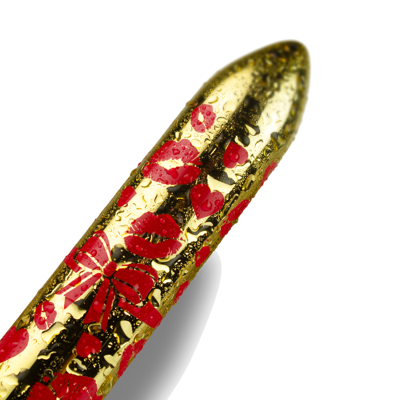 ROCKS-OFF - GIFTING LOVE MINI VIBRATEUR BULLET RECHARGEABLE AVEC 16 FONCTIONS OR