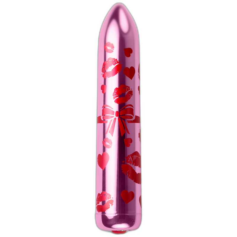ROCKS-OFF - GIFTING LOVE MINI VIBRATEUR BULLET RECHARGEABLE AVEC 16 FONCTIONS ROSE