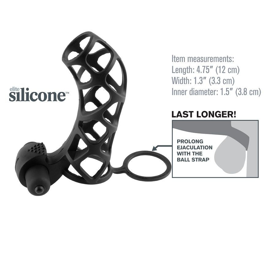 Fantasy x- tensions - cage de puissance en silicone extrême