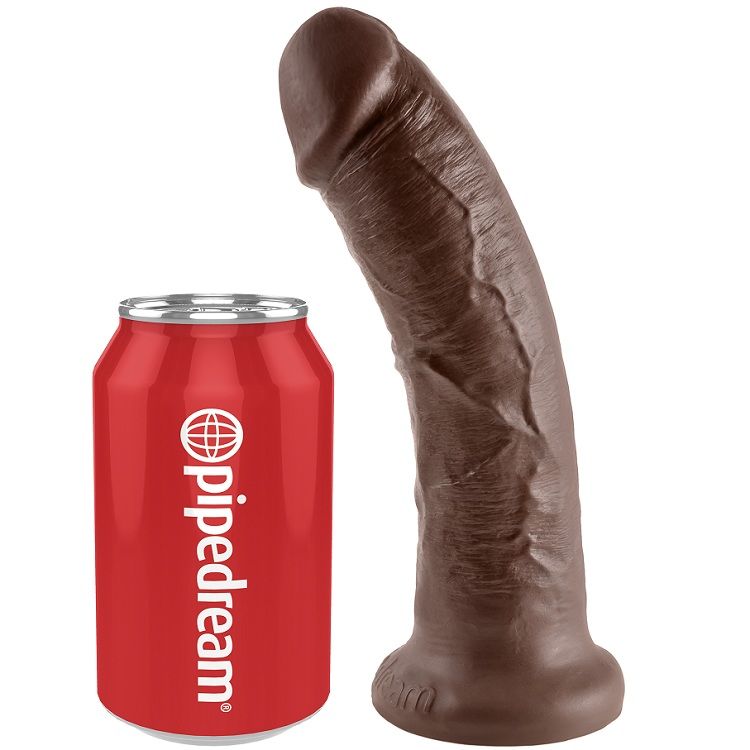 King cock - 8 gode marron 20.3 cm