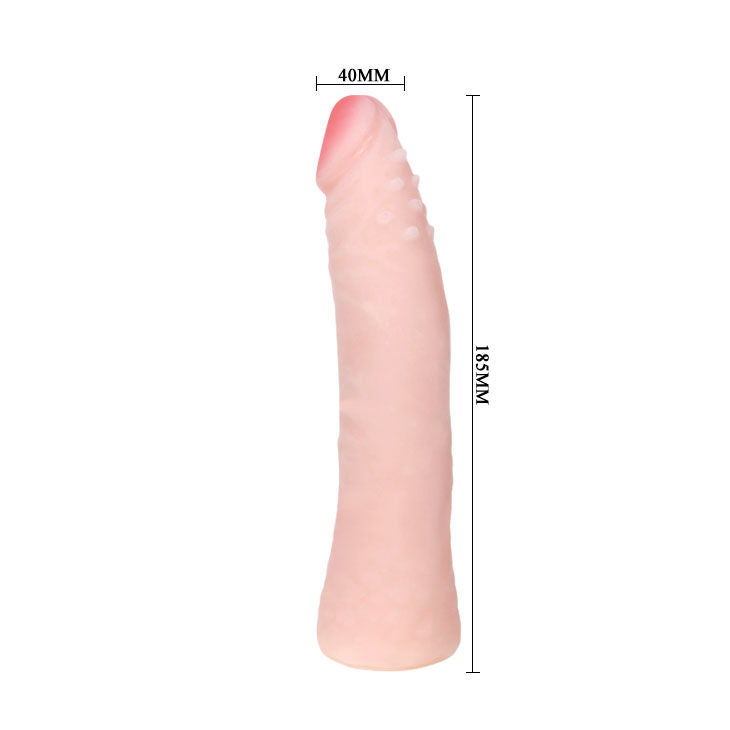 Baile - gode en silicone réaliste au toucher de la peau 19 cm couleur aléatoire de la boîte