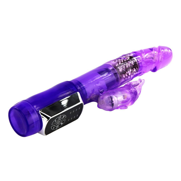 Baile Vibro rabbit avec billes rotatives Passion Baron Violet