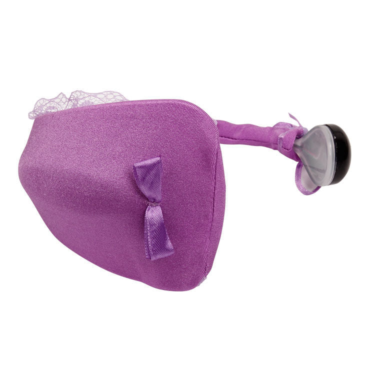 Baile - string avec vibrateur avec télécommande lilas