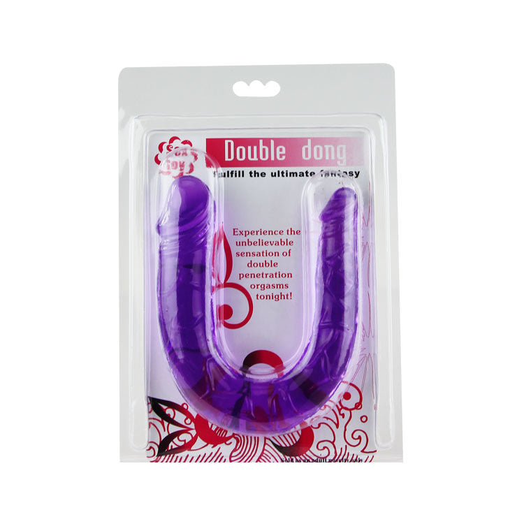 Baile Double Gode Flexible Violet