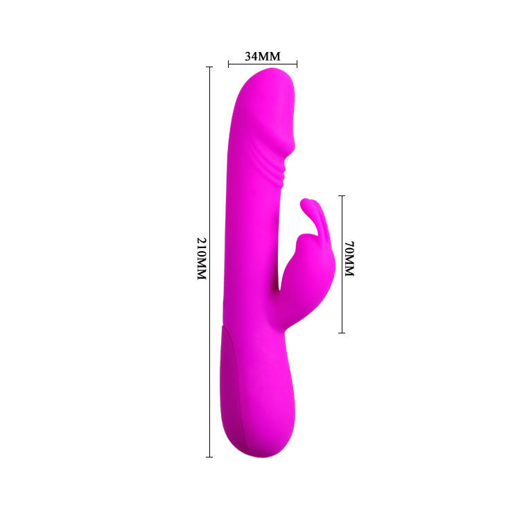Pretty love - flirtation vibrateur avec lapin clement