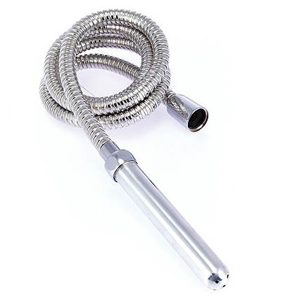 Metal Hard – Flexible de Douche Anal avec Embout Nettoyant 1,5m