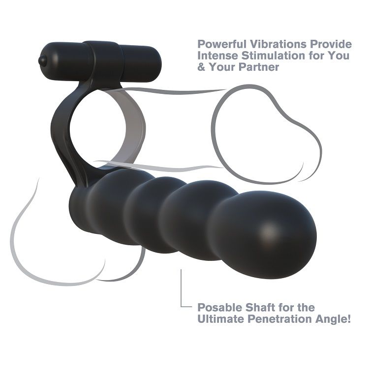 Fantasy c-ringz - pénétrateur double posable