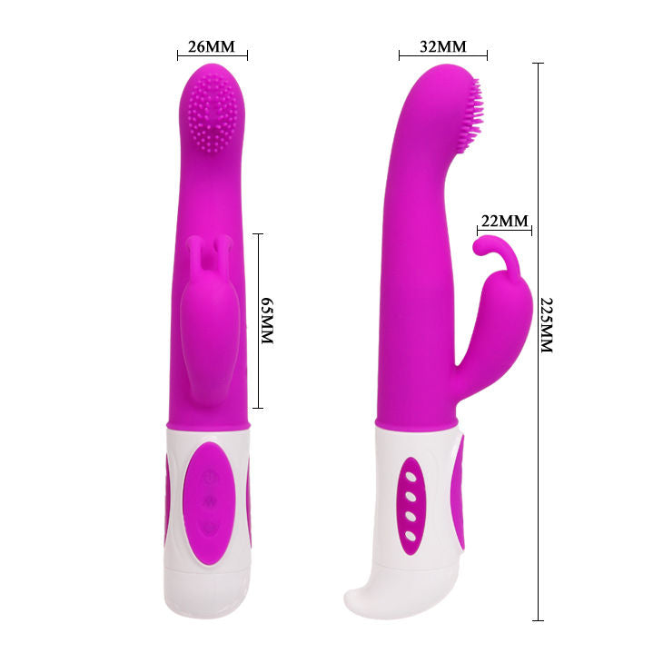 Pretty Love – Vibromasseur rabbit Hugh 12 modes de vibration – Lilas