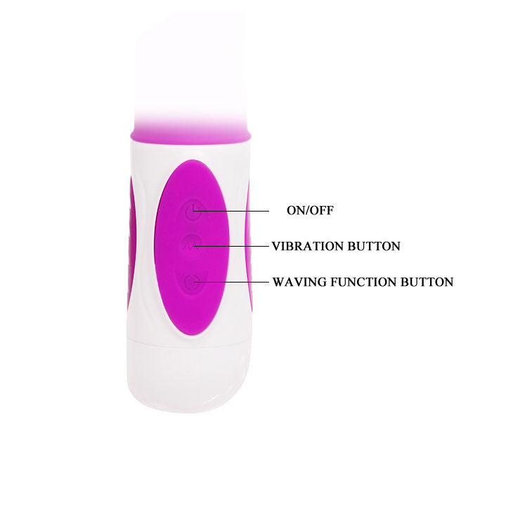 Pretty Love – Vibromasseur rabbit Hugh 12 modes de vibration – Lilas