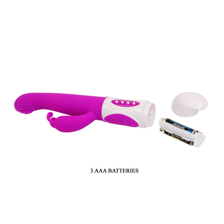 Pretty Love – Vibromasseur rabbit Hugh 12 modes de vibration – Lilas