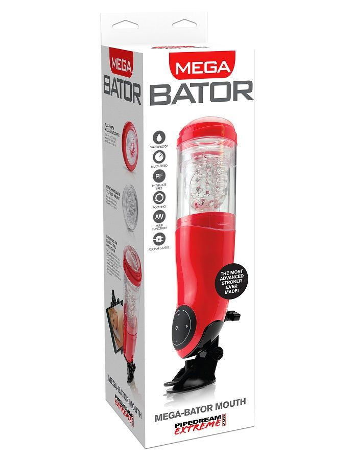 Extreme toyz - pdx mega bator usb masturbateur mle bouche rouge