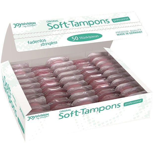 Joydivision Éponges Menstruelles Soft Tampons Professionnel Boîte de 50
