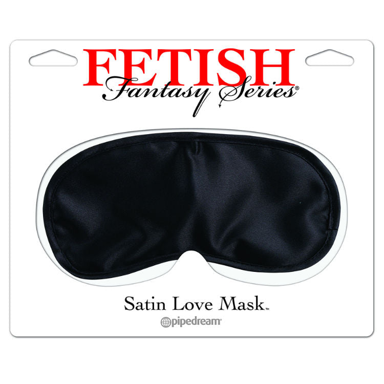 Fetish fantasy series - masque damour en satin noir