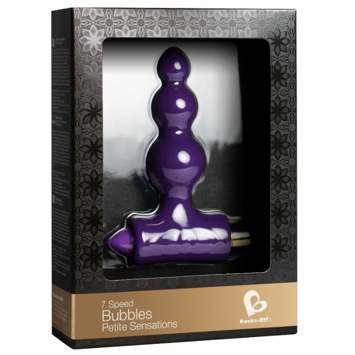 ROCKS-OFF - STIMULATEUR ANAL PETITE BULLES - LILAS