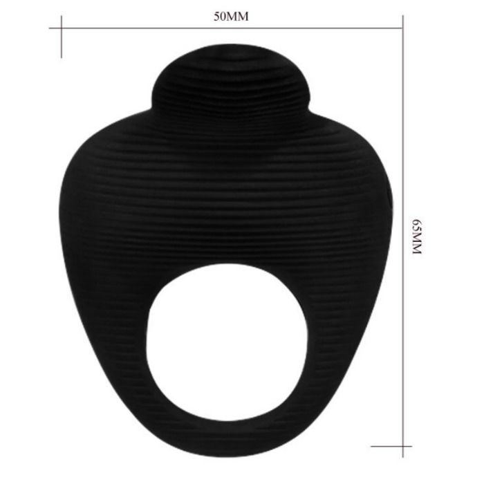 Pretty love - thimble anneau vibrateur noir