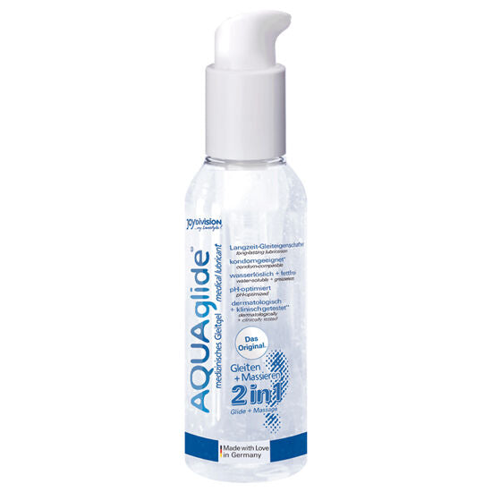 Joydivision Aquaglide – Gel 2 en 1 Massage & Lubrifiant – 125 ml