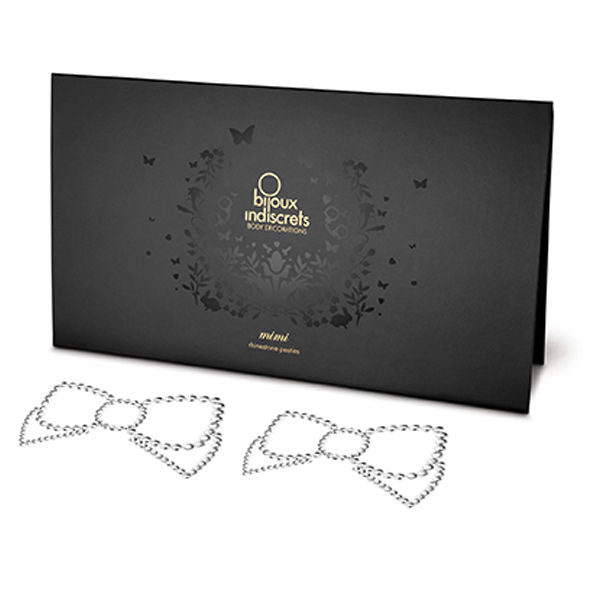 Bijoux Indiscrets – Cache Seins Mimi Bow Argent
