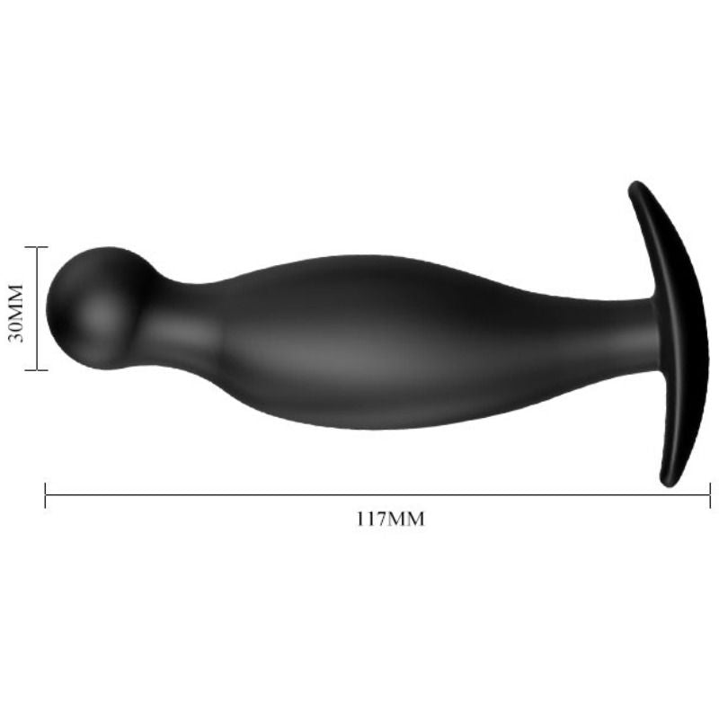 Pretty love - plug anal en silicone e 11.7 cm noir
