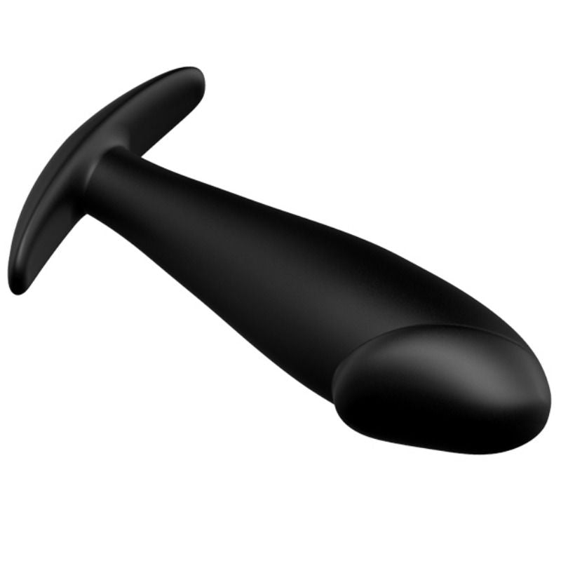 Pretty love - plug anal en silicone forme pénis et 12 modes de vibration noir