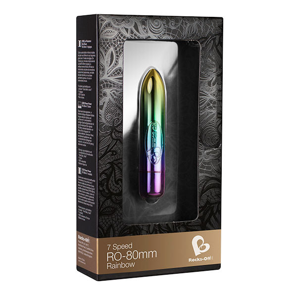Rocks off Stimulateur bullet Touch of Velvet Arc en ciel