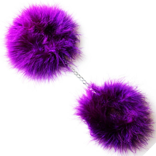 Secretplay - menottes marabou violet