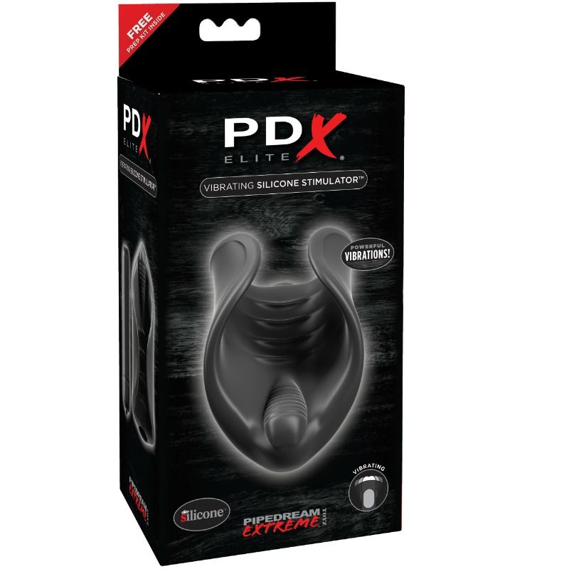 Pdx elite - stimulateur vibrant en silicone