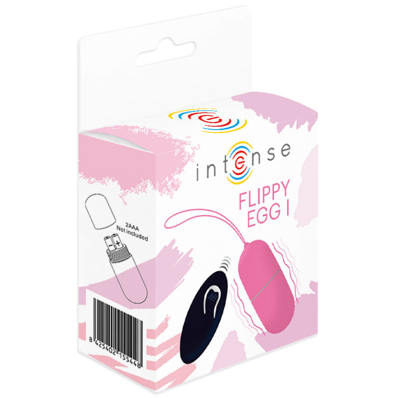Intense - oeuf vibrant flippy i avec télécommande rose