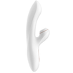 Satisfyer - Stimulateur clitoridien & point G / Pro+ G-Spot Rabbit - Blanc