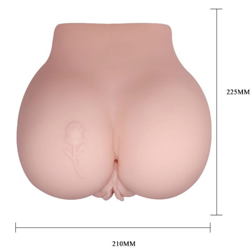 Crazy bull - vagin et anus avec tatouage réaliste avec vibration