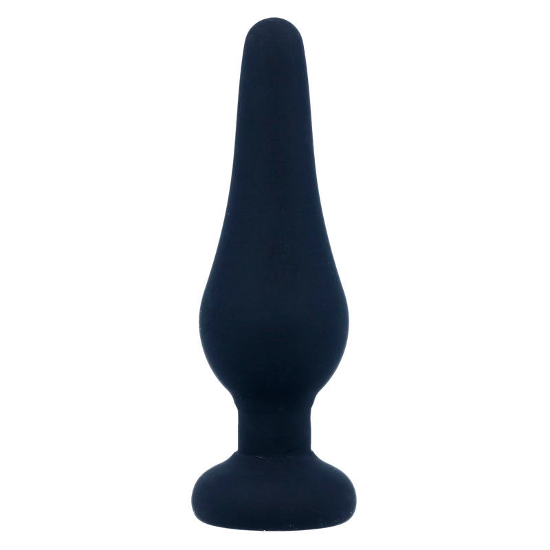 Intense - plug anal pipo s silicone noir 9,8 cm