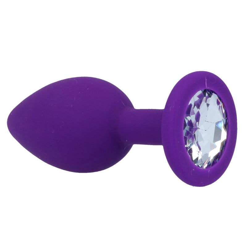Intense - Plug avec strass - Violet