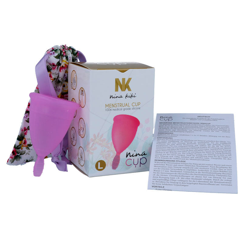 Nina kikí Coupe menstruelle violet Taille L