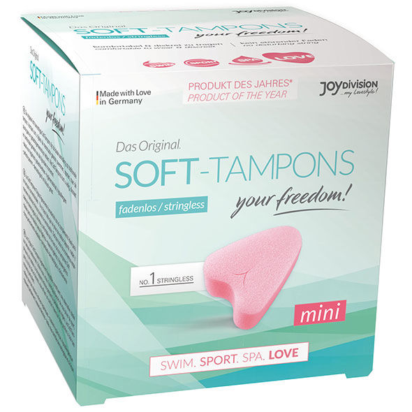 Joydivision Éponges Menstruelles Soft Tampons Mini Boîte de 3