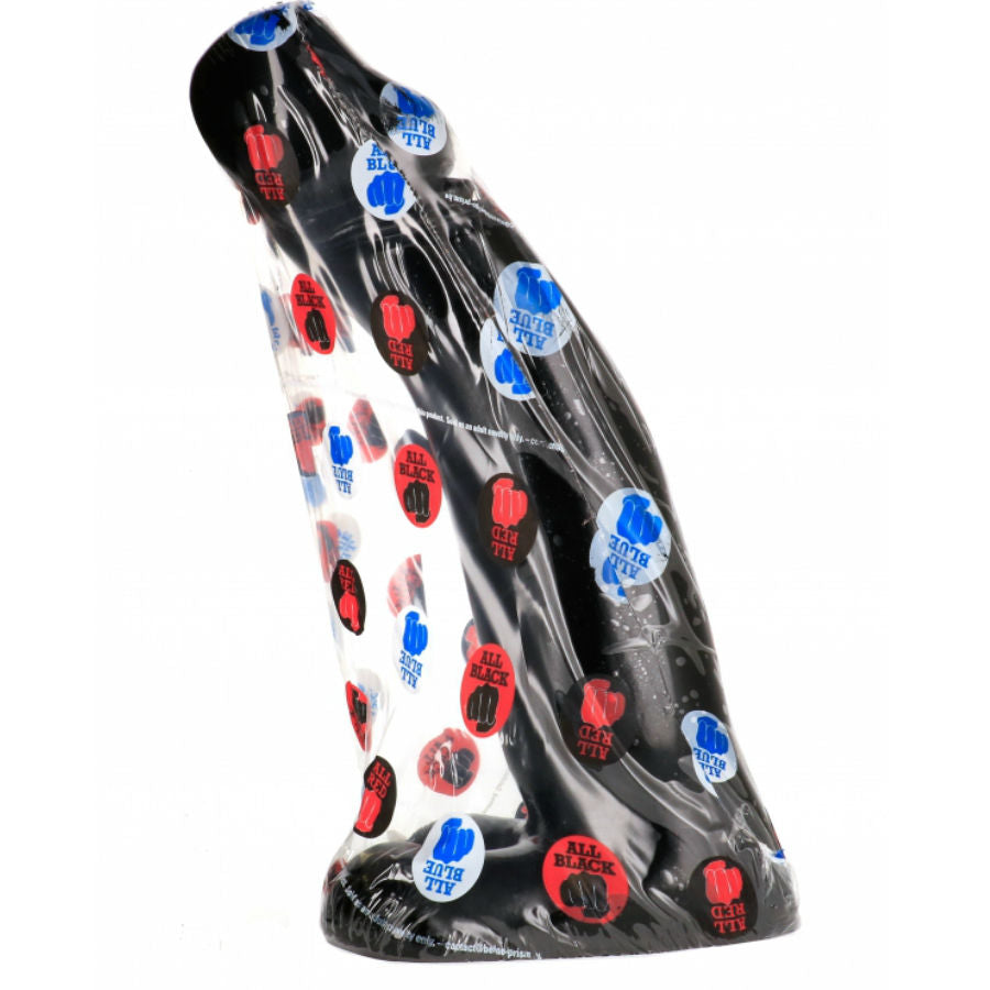 All black - gode fisting réaliste noir 29 cm