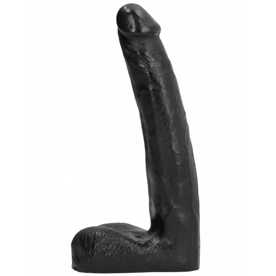 All black - gode réaliste 21 cm