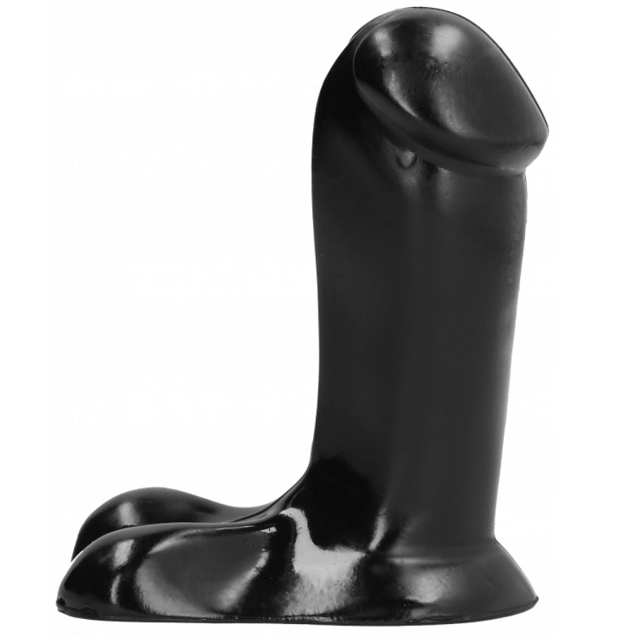 All black - gode réaliste 14 cm