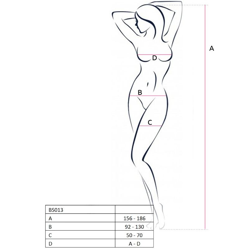 Passion - femme bs013 bodystocking rouge taille unique