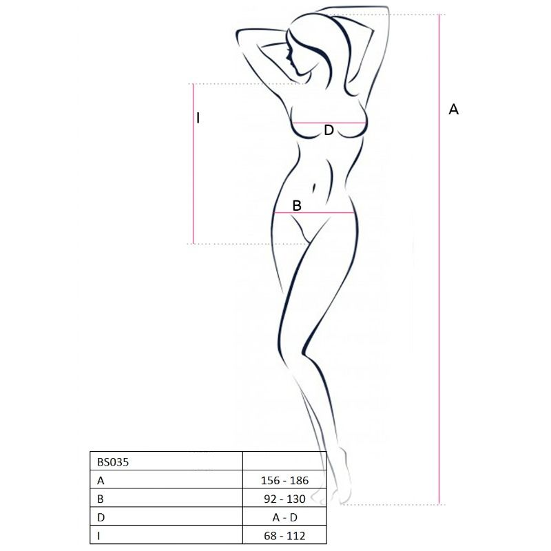 Passion - femme bs035 bodystocking rouge taille unique