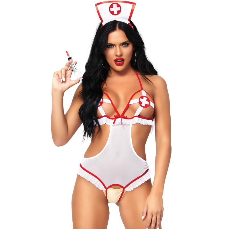 Leg Avenue - Déguisement infirmière Sexy - Taille unique