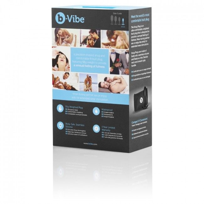 b-Vibe - Plug Anal 55g Snug Plug 1 - Noir