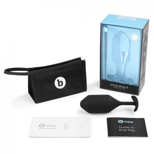 b-Vibe - Plug Anal 257g Snug Plug 4 - Noir