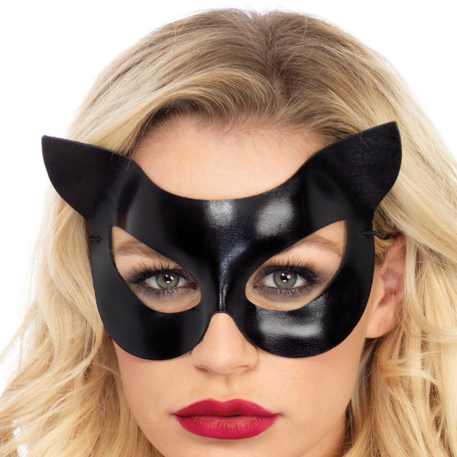 Leg avenue - masque de chat en vinyle