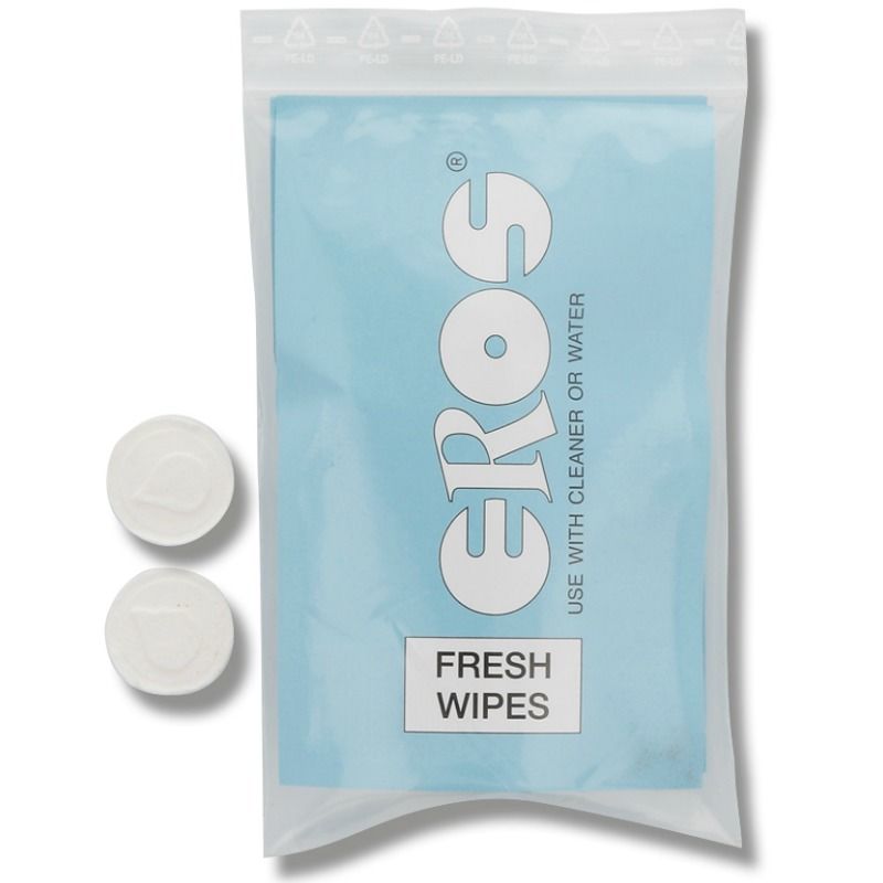 Eros Lingettes Nettoyantes Intimes Fresh Wipes Boîte de 12