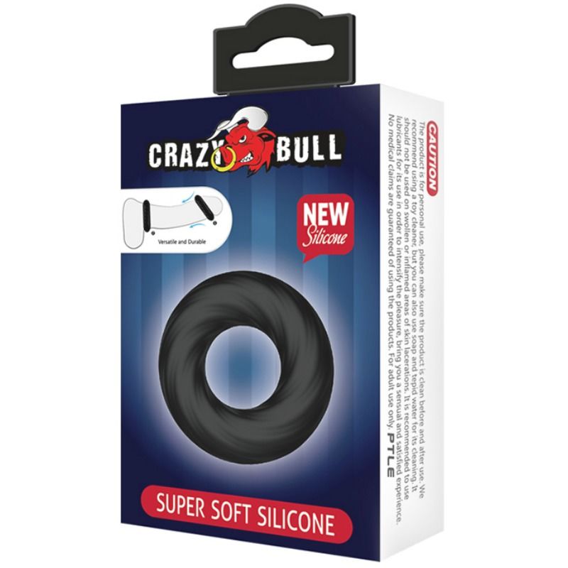 Crazy bull - bague en silicone super doux